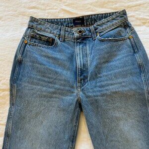 KHAITE Abigail jeans in Kirk color medium wash